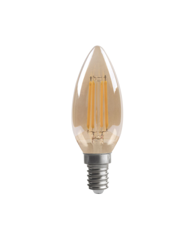 Pack x 6 Lámpara vela 4W-E14 