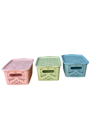Caja organizadora chica con tapa