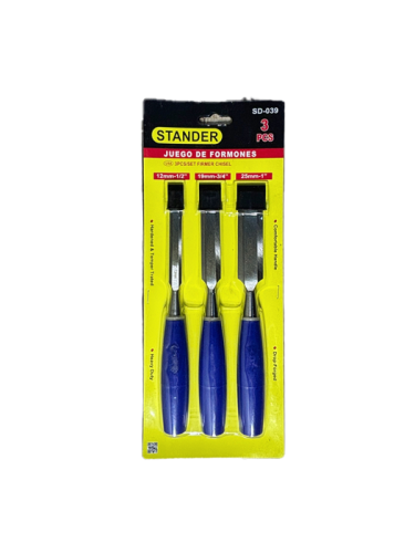 Formones juego 3 pcs