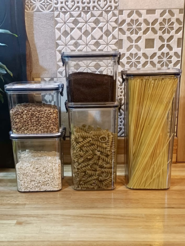Set de 5 recipientes herméticos para alimentos